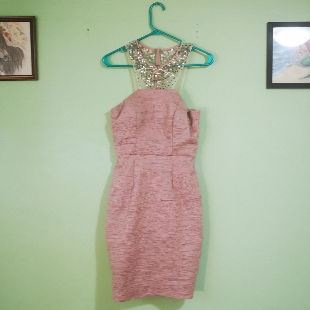 Dusty pink  evening dress